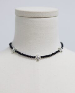 CH beaded stone necklace - Image 4