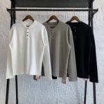 Filson waffle knit Henley long sleeve