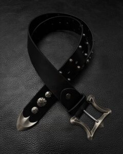 Thug club studded leather belt - Image 2