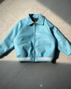 Corteiz Skydive leather jacket - Image 5