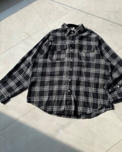 Mijko long sleeve button checkers shirt - Image 3