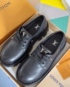 Louis Vuitton checker derby shoes - Image 2