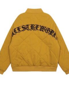 Corteiz olde English quilted bomber jacket