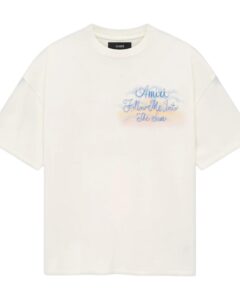 Amiri follow me short sleeve t-shirt