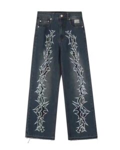 Revenge embroidered Jean