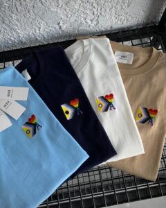 Ami rainbow logo short sleeve t-shirt - Image 4