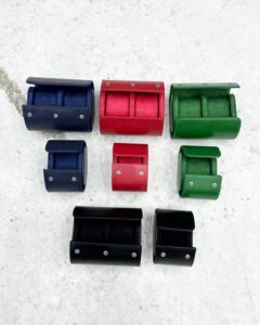 Leather watch travel case - Image 2