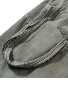 Mj washed vintage ribbon raw edge denim - Image 4