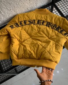 Corteiz olde English quilted bomber jacket - Image 6