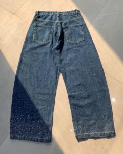 Mijko rhinestone baggy Jean - Image 4