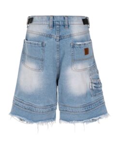 MJ distressed baggy denim short - Image 5