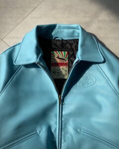 Corteiz Skydive leather jacket - Image 3