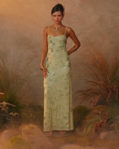 Celandine beaded maxi dress - Image 2