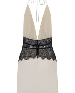 Mini halter neck dress