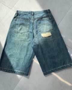 North latitude ripped denim short - Image 2