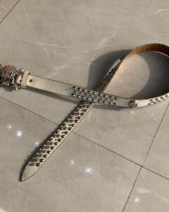 LC Skull rhinestone belt - Image 7