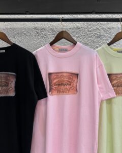 Acne bow logo short sleeve shirt - Image 3