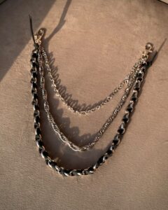 LC hip hop style three layer side chain - Image 3