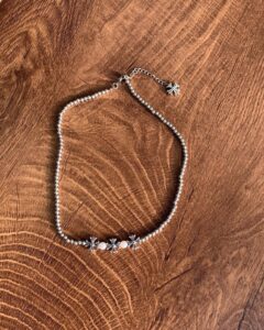 CH sterling silver cross ball necklace - Image 2