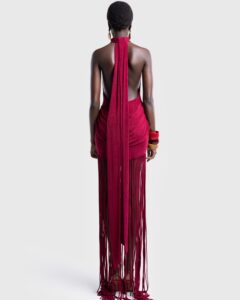 Zuma ruched tassel maxi dress - Image 2