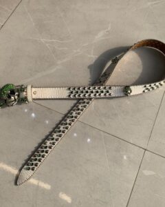 LC Skull rhinestone belt - Image 2