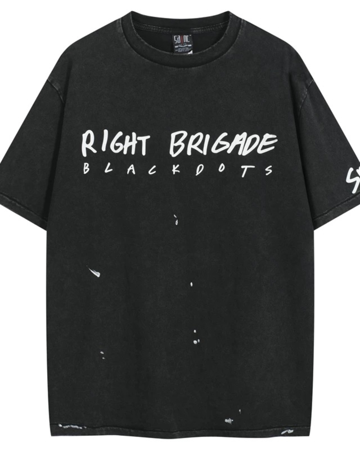 lc-fb2405fb64641d529da5a2e20565c34e.jpg Bright brigade blackdots short sleeve t-shirt - Image 1
